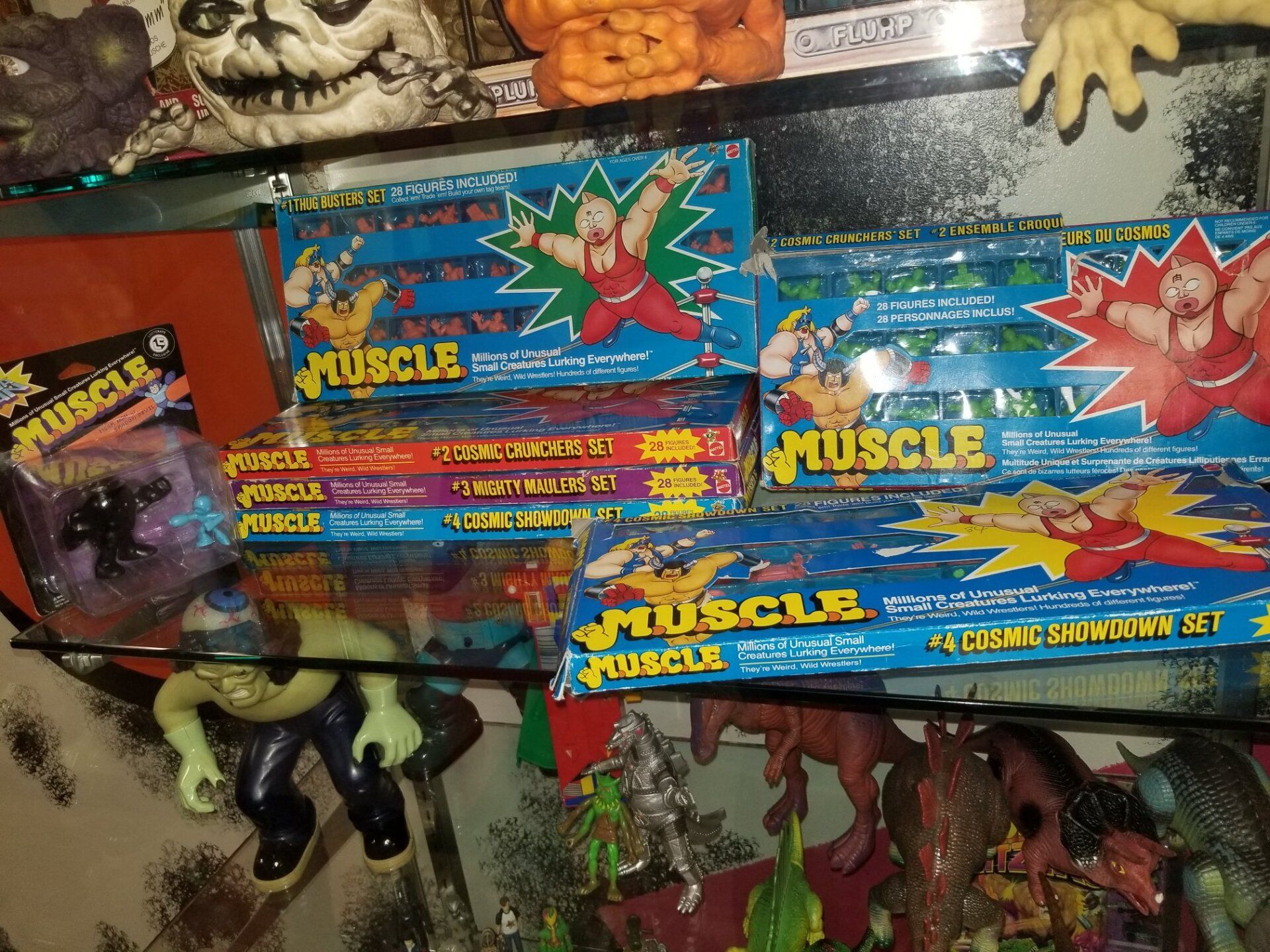 Muscle men and Boglins