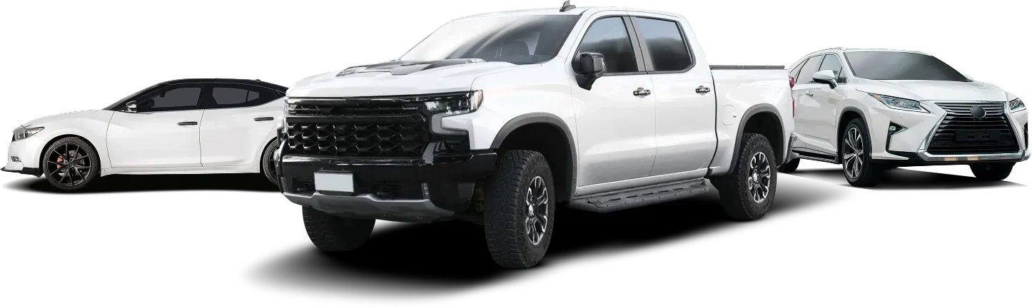 White car, white truck, white car in San Leandro, CA | Angel’s Automotive Center