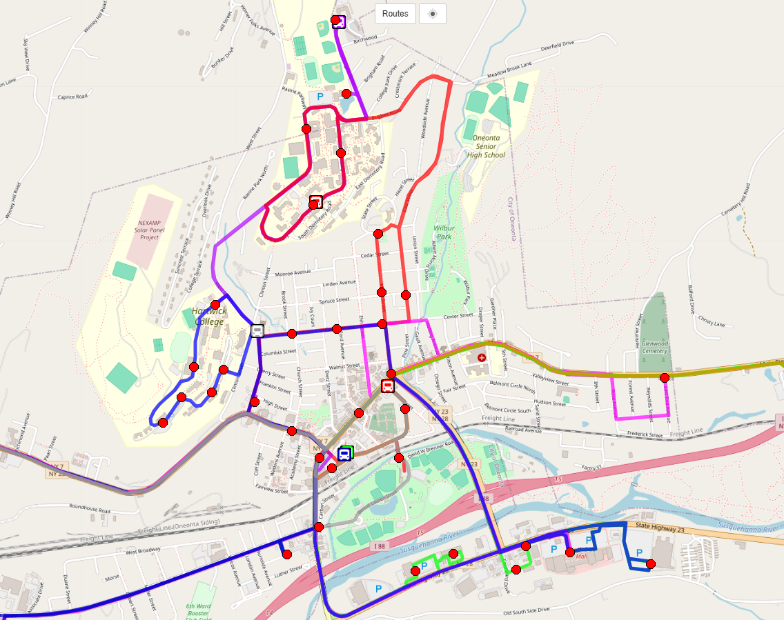 bus route