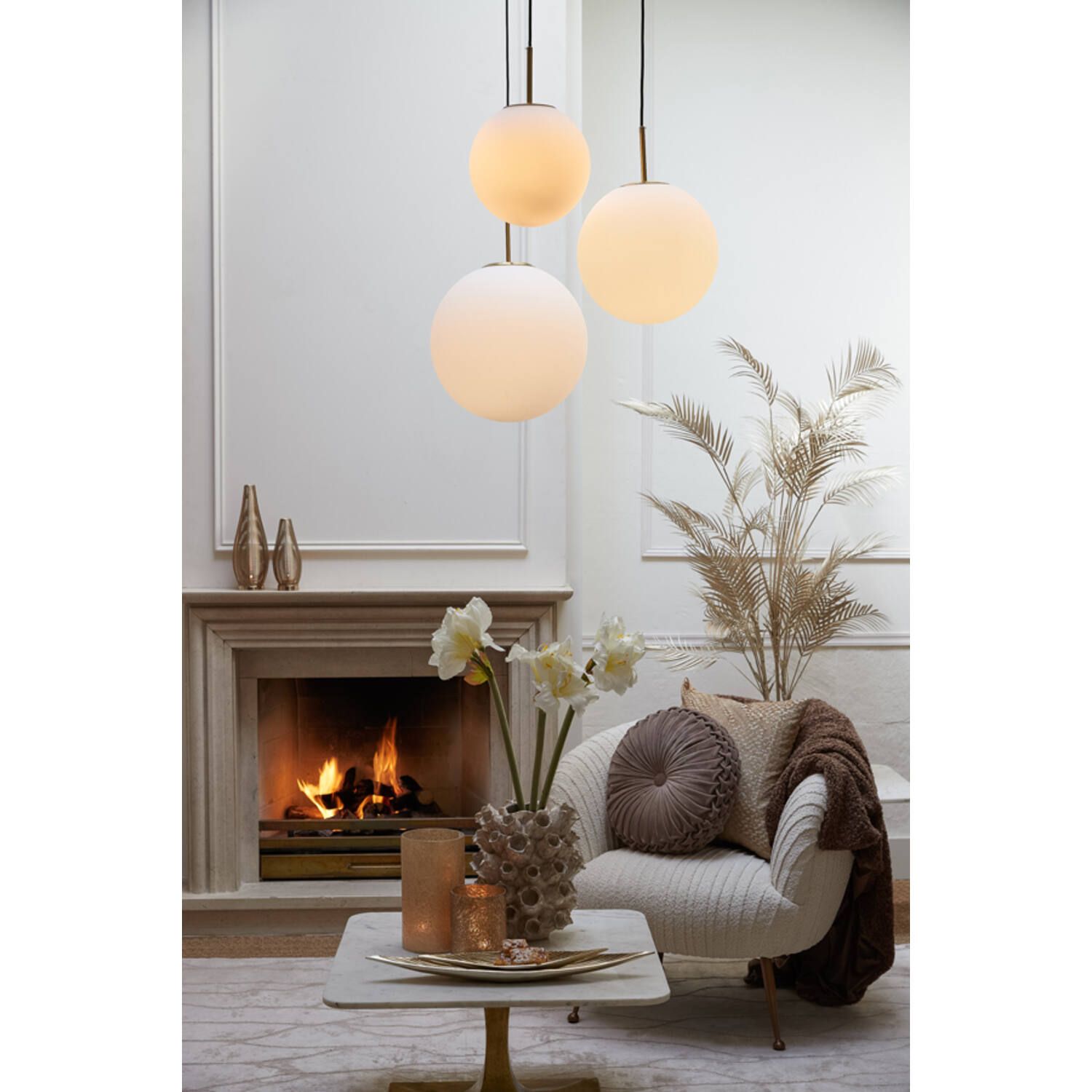 Light & Living Plaid 152x127 cm BODI bruin