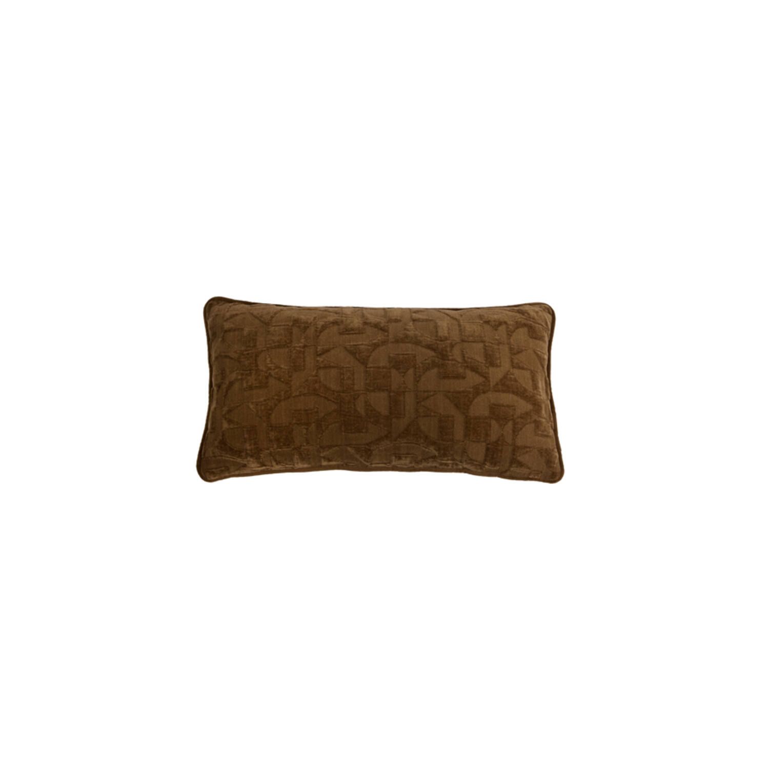 Light & Living Kussen 60x30 cm HATO bruin