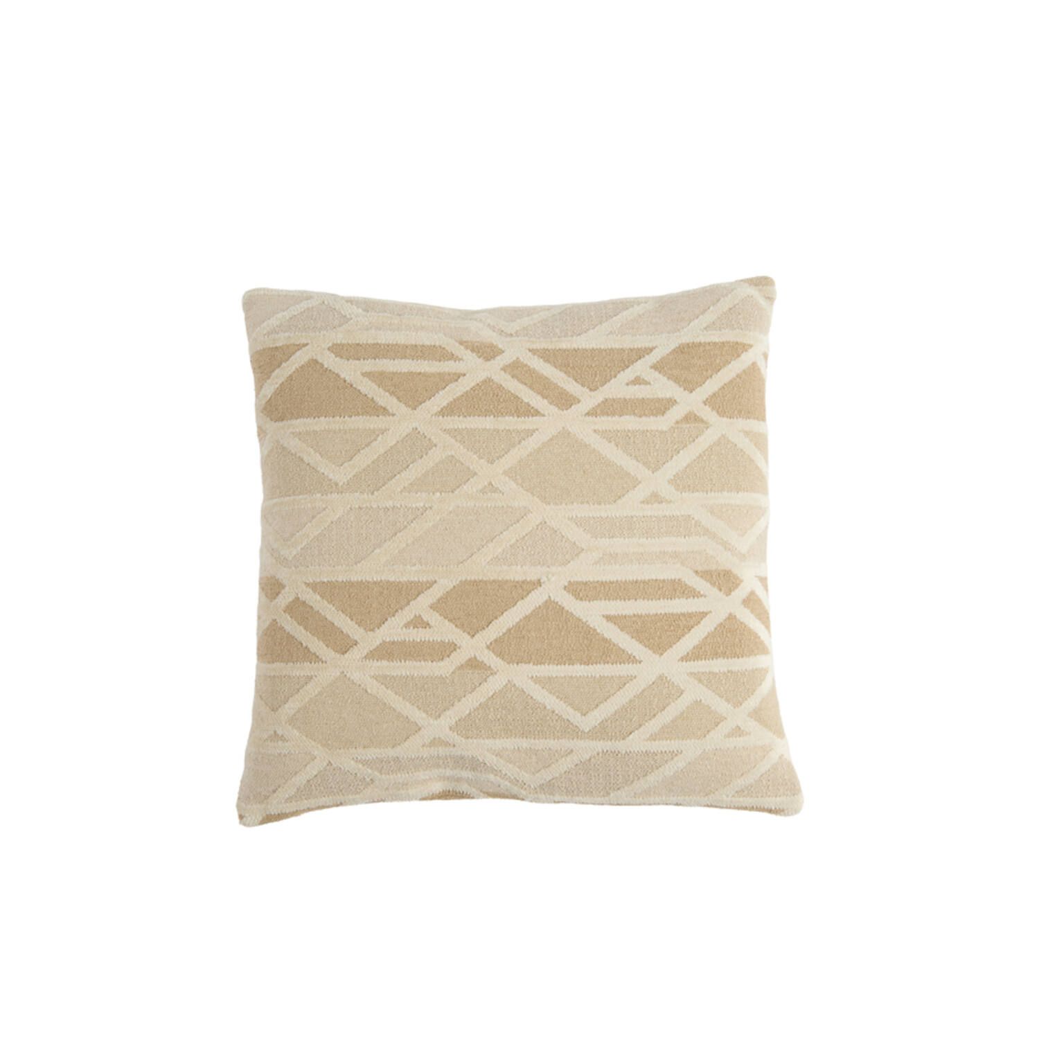 Light & Living Cushion 45x45 cm FULDOS beige+cream feather filled