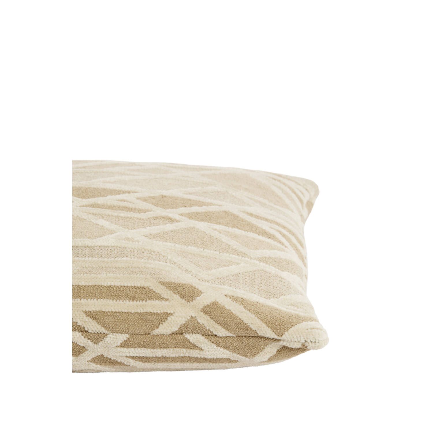 Light & Living Cushion 45x45 cm FULDOS beige+cream feather filled