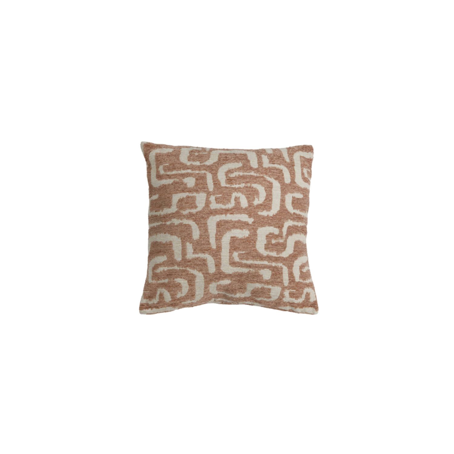 Light & Living Cushion 45x45 cm ALZEY terra+beige feather filled