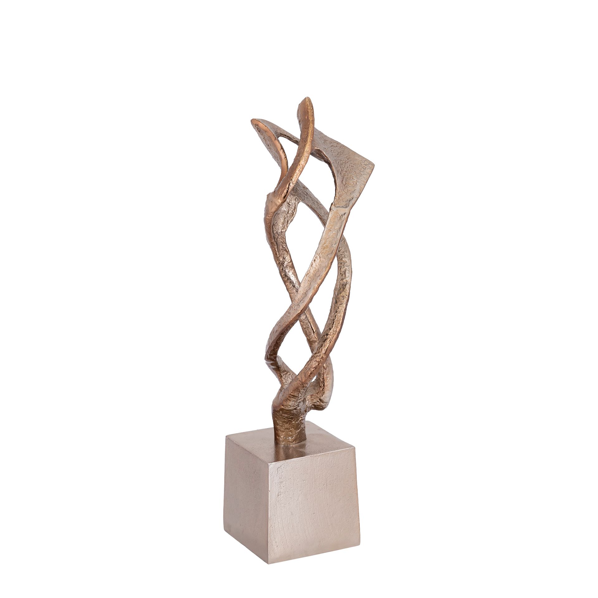 PTMD Qasra Antique Champagne Casted Alu Statue L