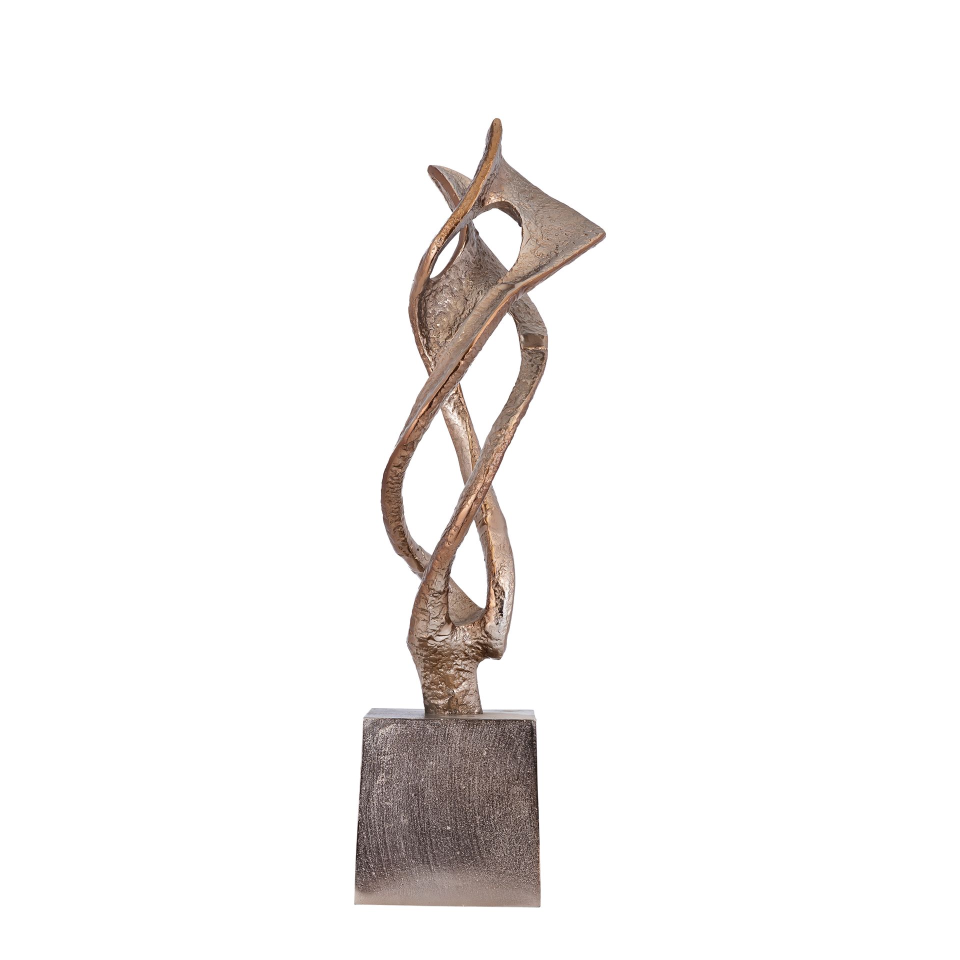 PTMD Qasra Antique Champagne Casted Alu Statue L