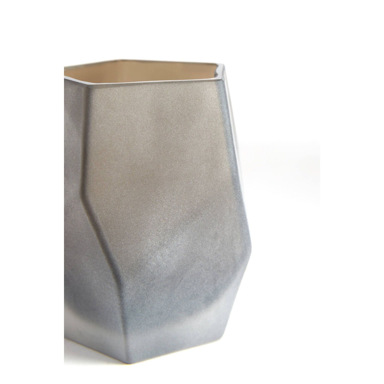 Light & Living Tealight Ø8x10 cm NOBLE glass matt dark brown