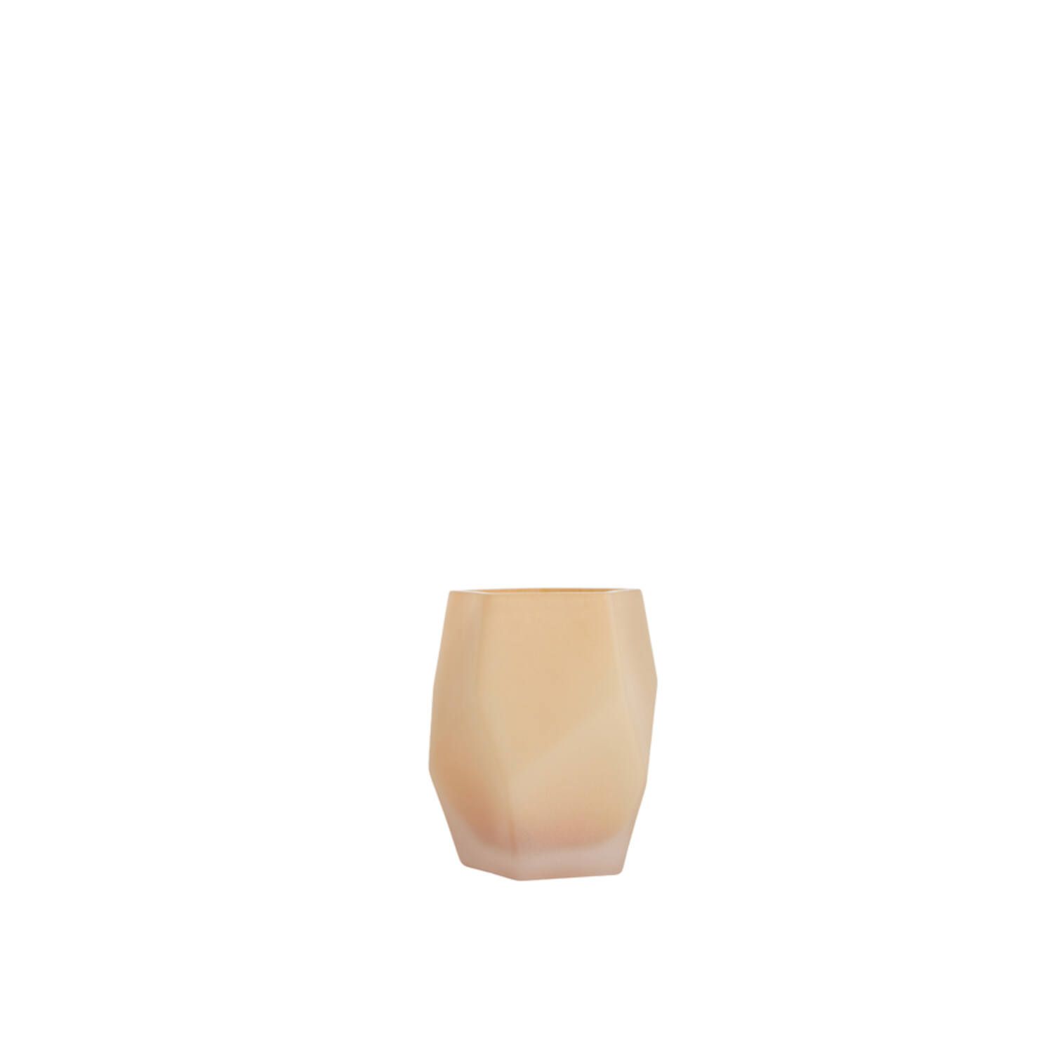 Light & Living Tealight Ø8x10 cm NOBLE glass matt peach