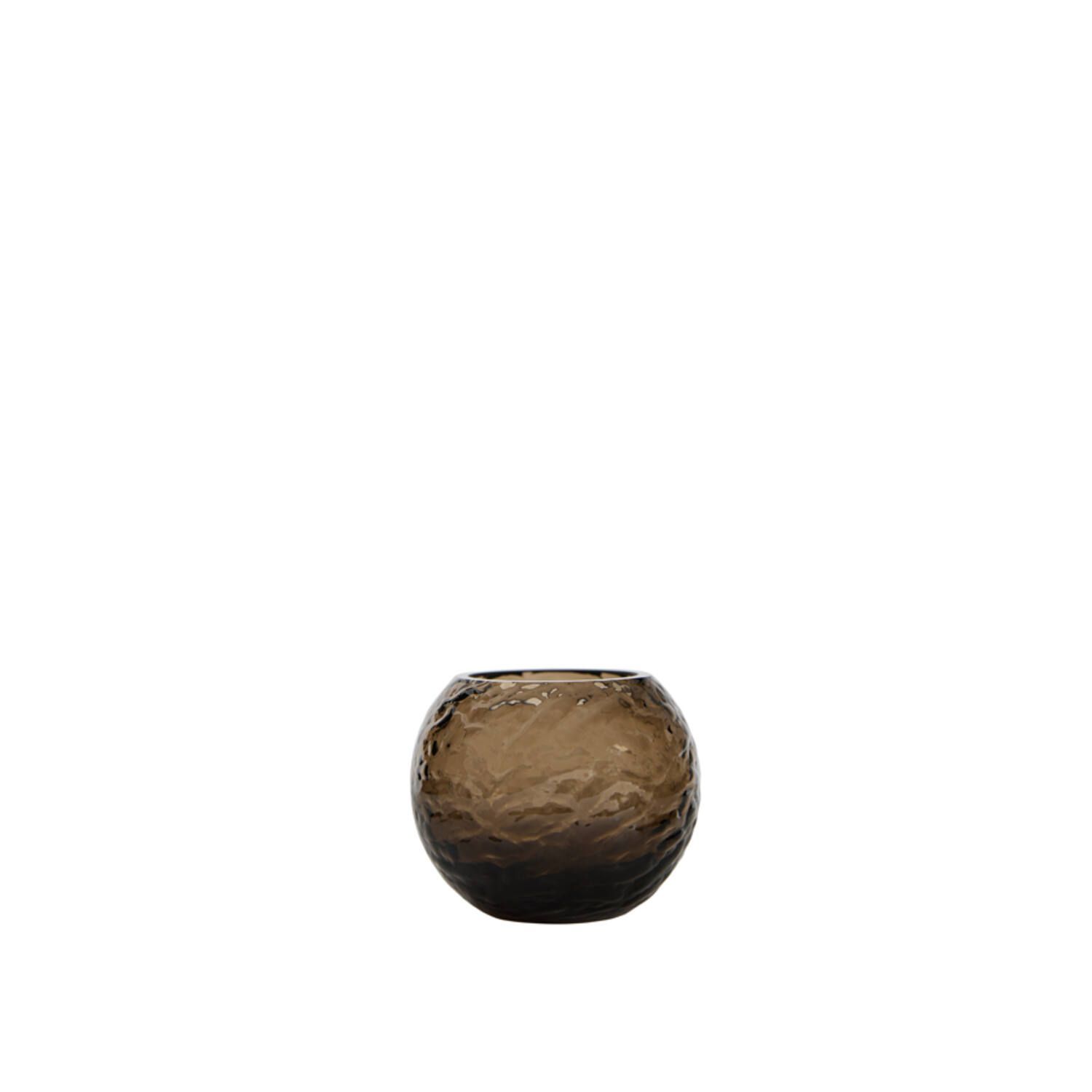 Light & Living Tealight Ø10x8 cm ECLAT glass dark brown