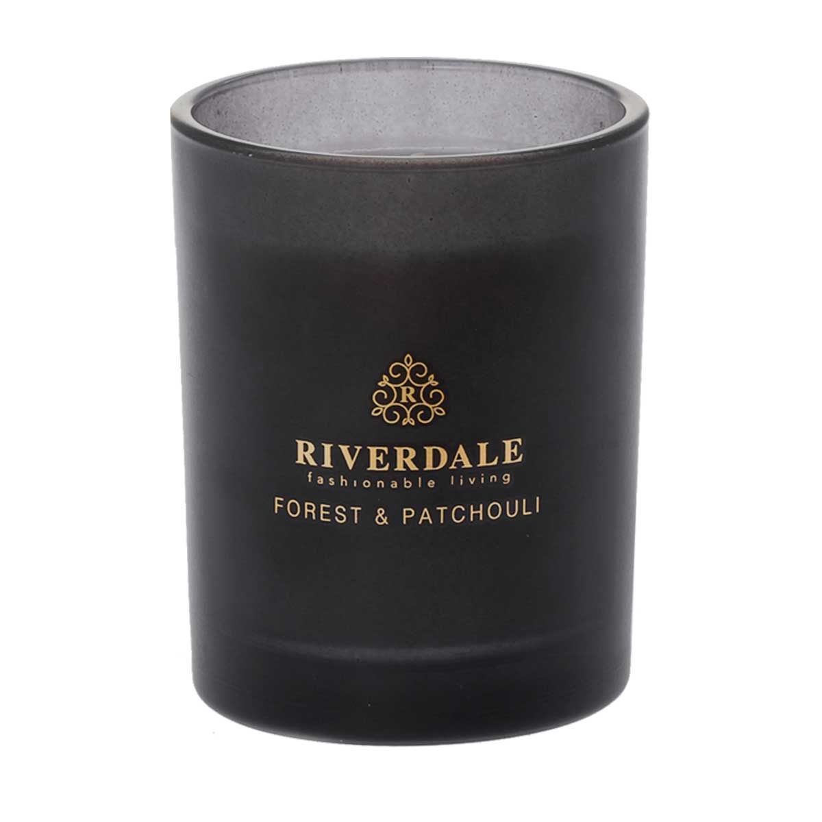 Boutique Geurkaars in pot Forest & Patchouli 10cm zwart
