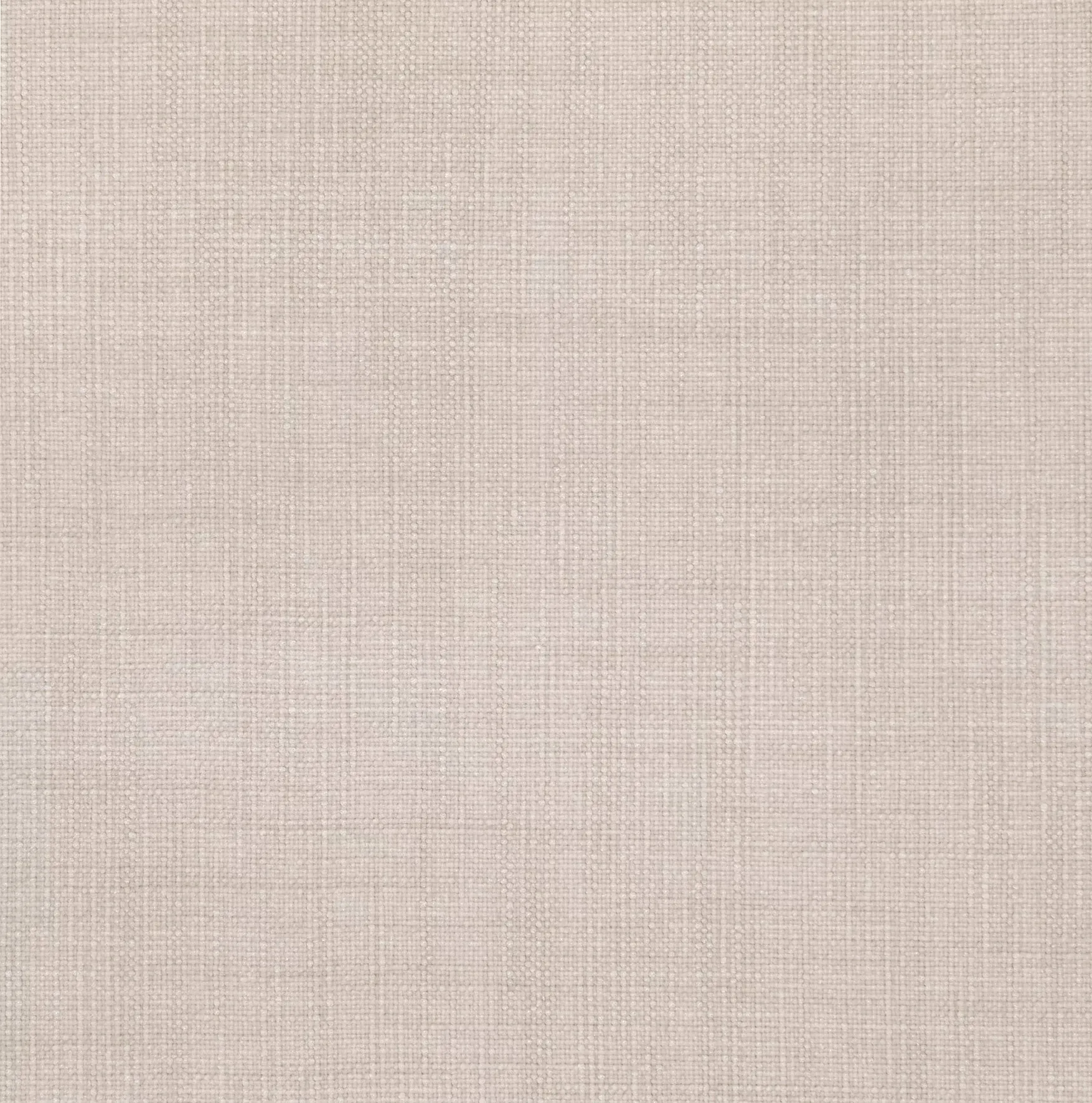 Beige geweven stof met een subtiele rasterstructuur.