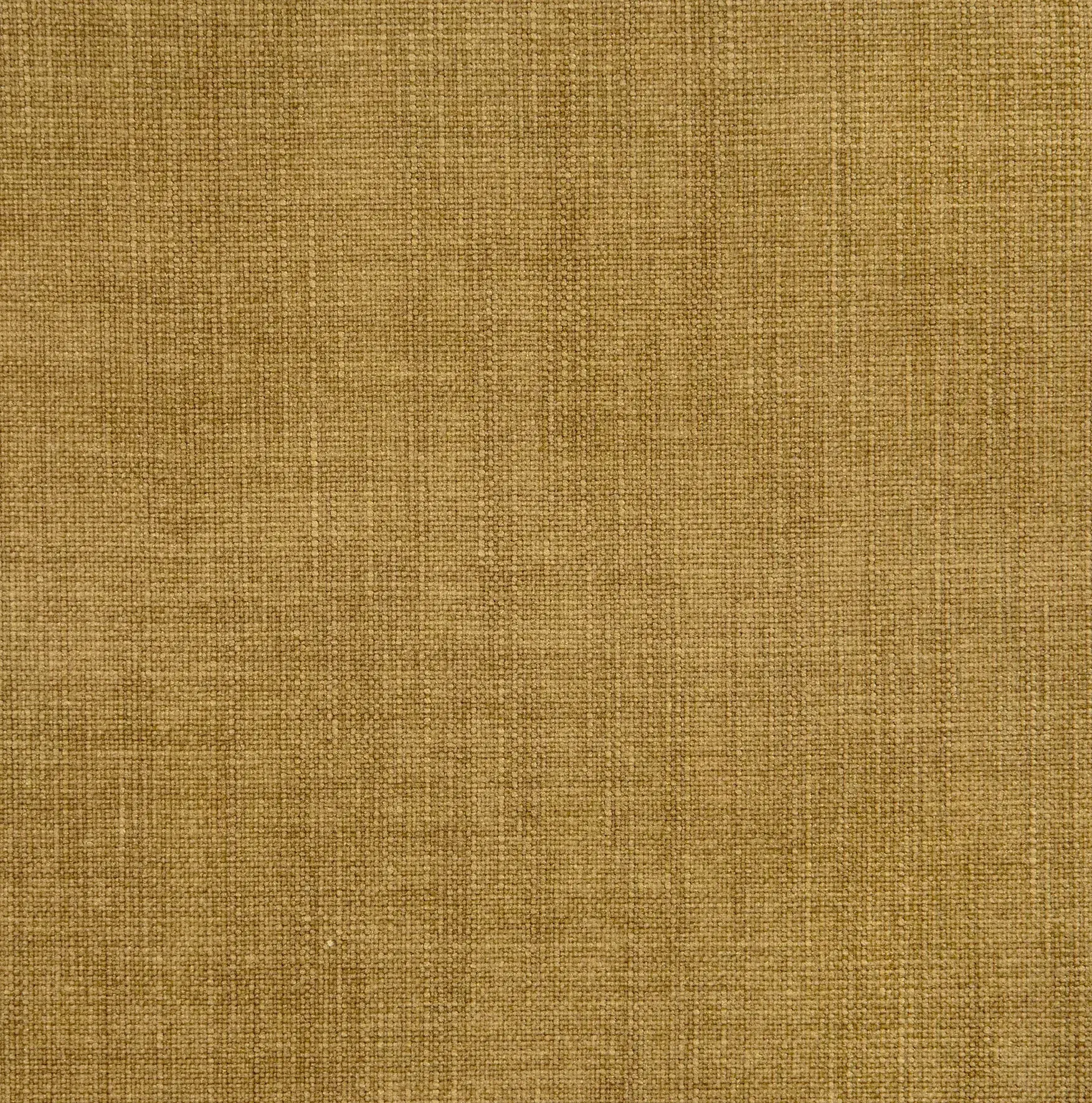 Een geweven jute stof in een beige-bruine tint met een beige-geweven ruitpatroon.