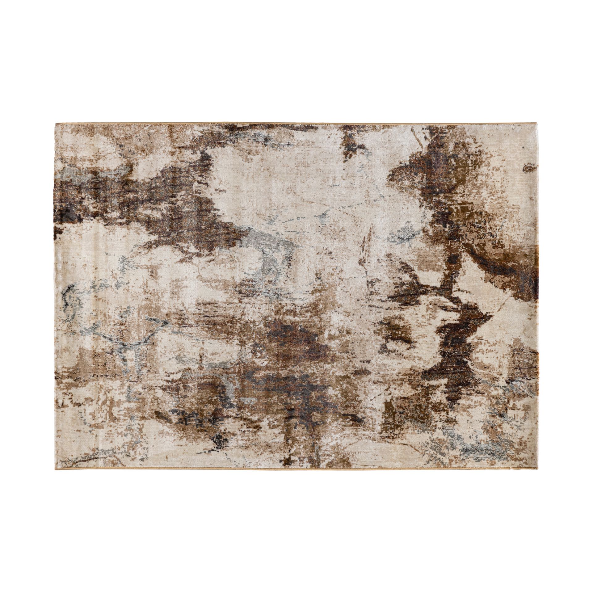 Abstracte beige en bruine textuur met gevlekte, verweerde plekken.