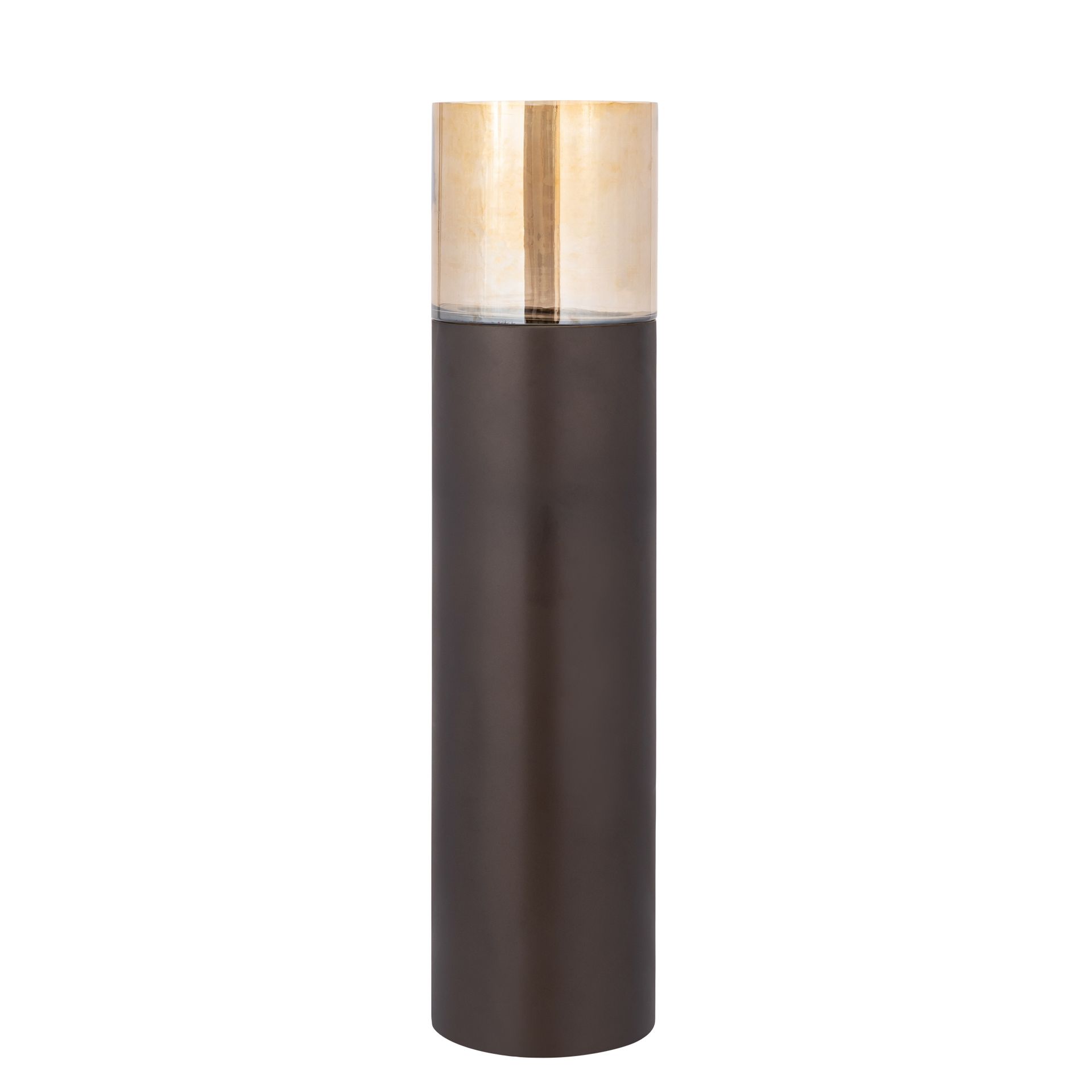 PTMD Moreno Dark Brown iron floor stormlight glass L