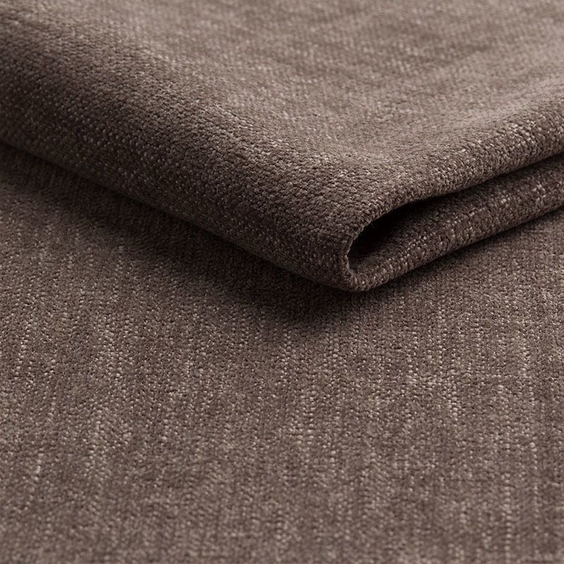 Gevouwen bruine stof met textuur, close-up