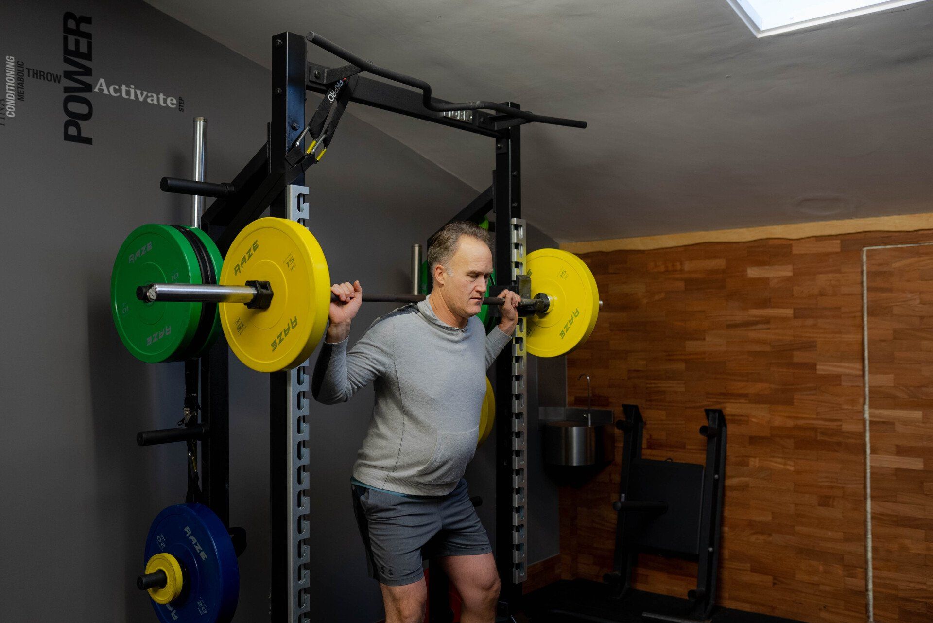 Squat rack at real fitness 