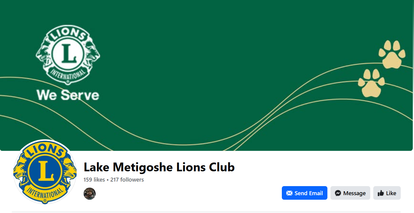 A facebook page for the lake metigashe lions club