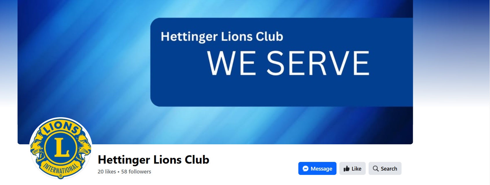 A facebook page for the hettinger lions club