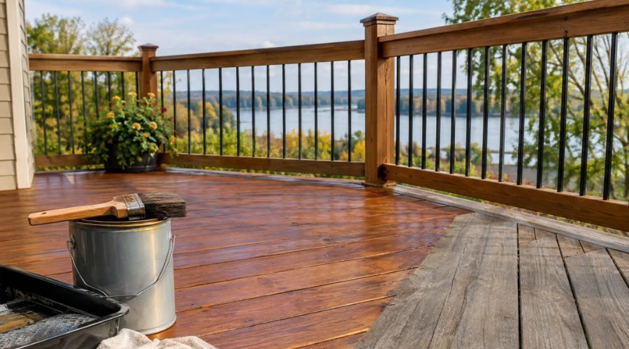 wood deck maintenance Red River Valley
