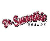 Dr. Smoothie Brands logo in red and black on a white background