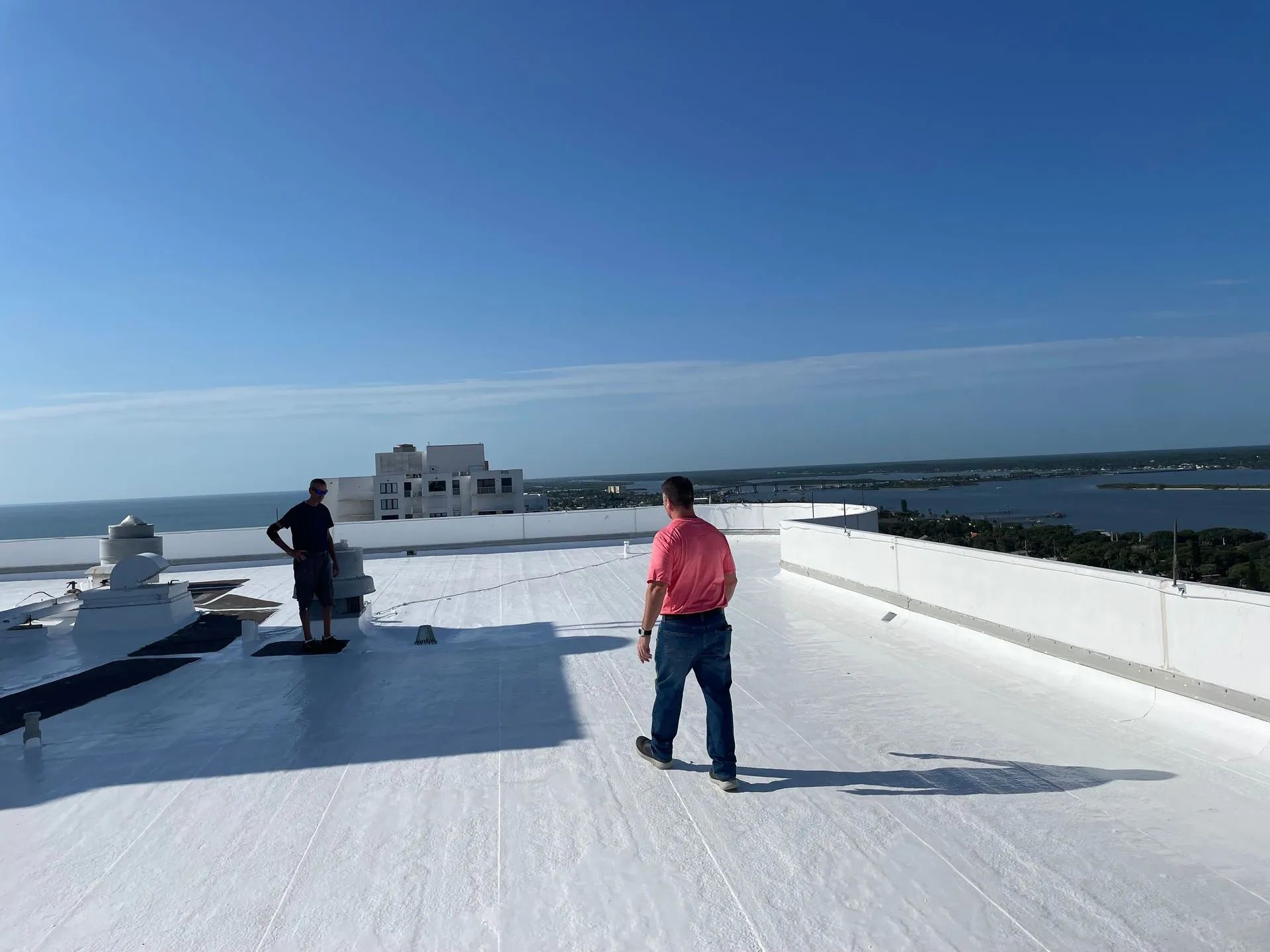 Silicone roof coatings