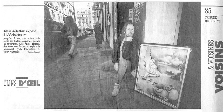 Exposition à la galerie Arbalète à Genève