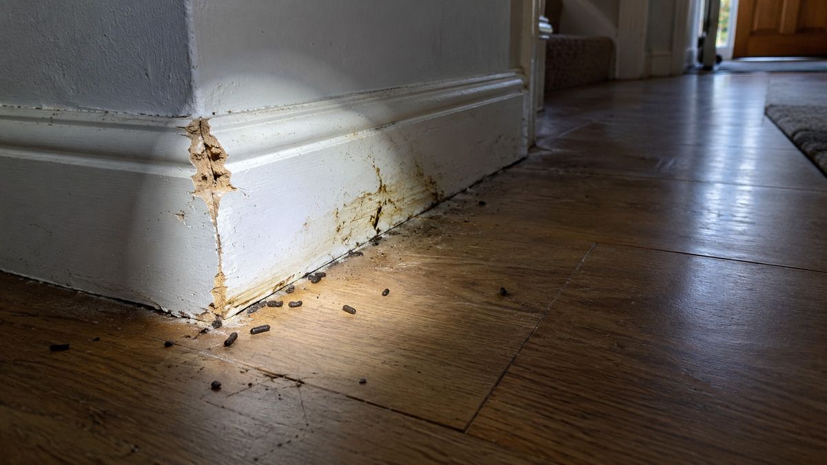 Signs of rats or mice in your house