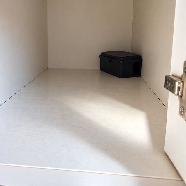 The same spot after treatment and proofing