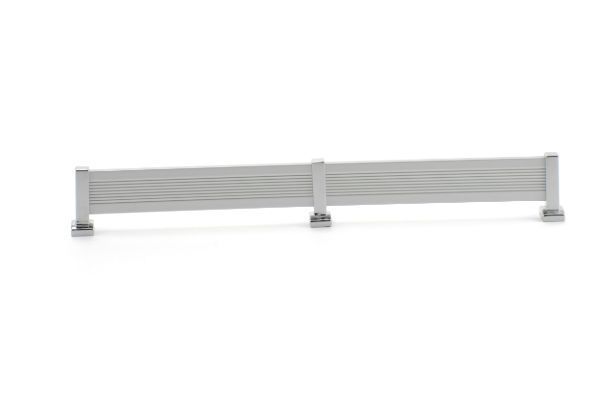 Matte Aluminum Color Option for Elite Shoe Fence Organizer