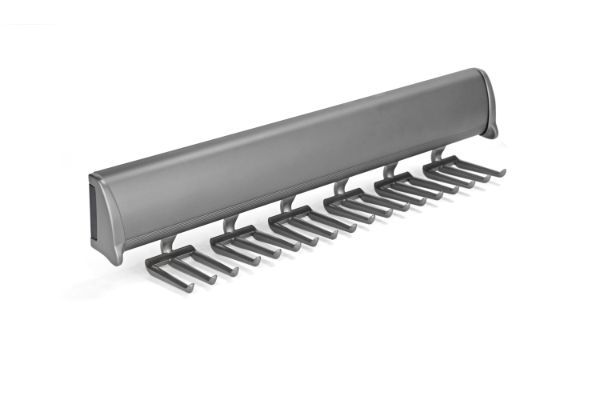 Graphite Color Option for Tie Rack Organizer