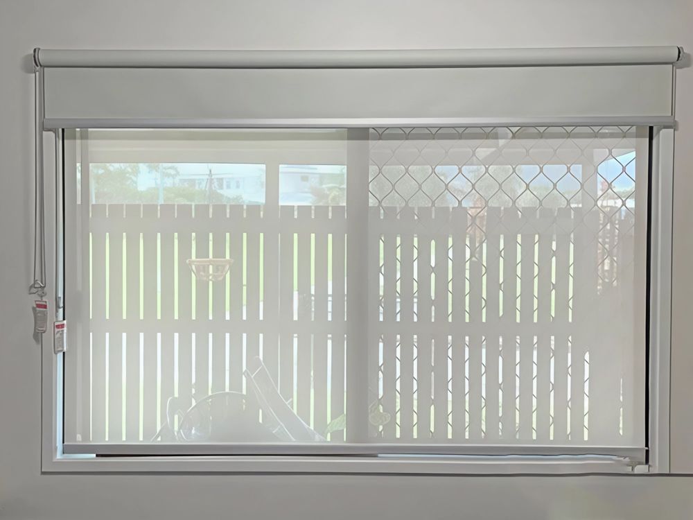 Close-up Of A Residential Window Blind