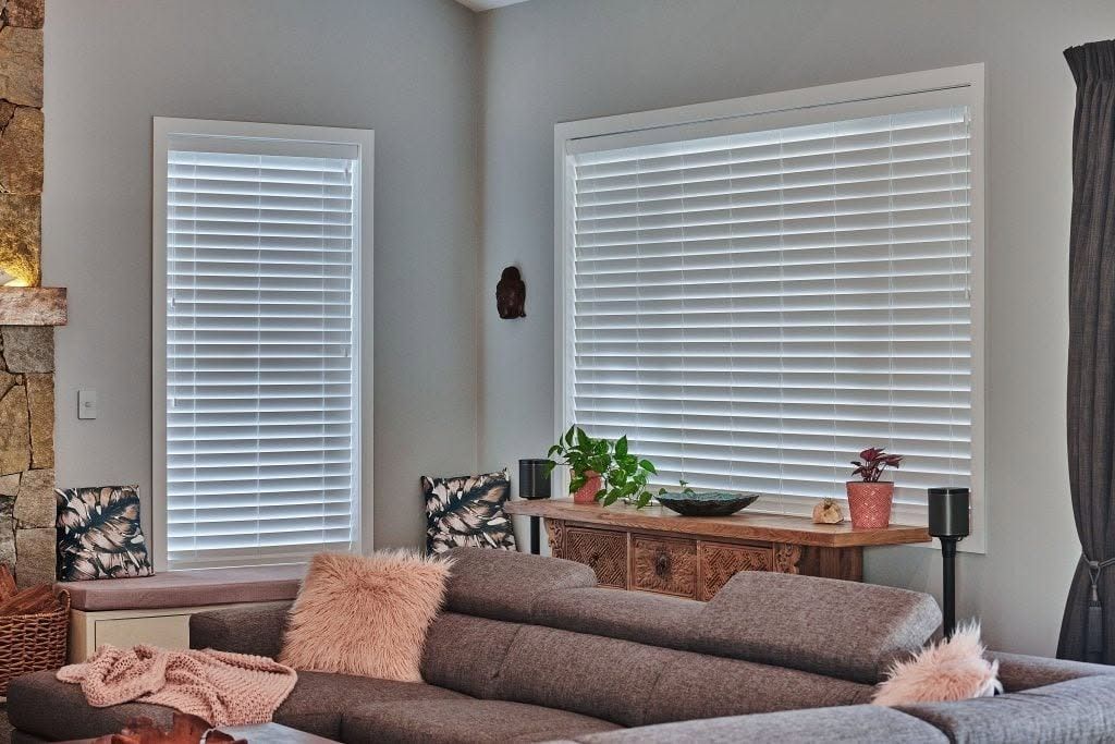 Modern Living Room with Blinds in Townsville