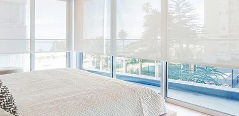 Roller Blinds in Bedroom in Townsville