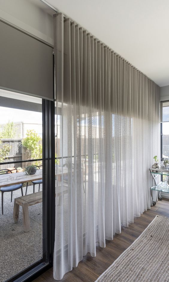 Sheer Floor to Ceiling Curtains