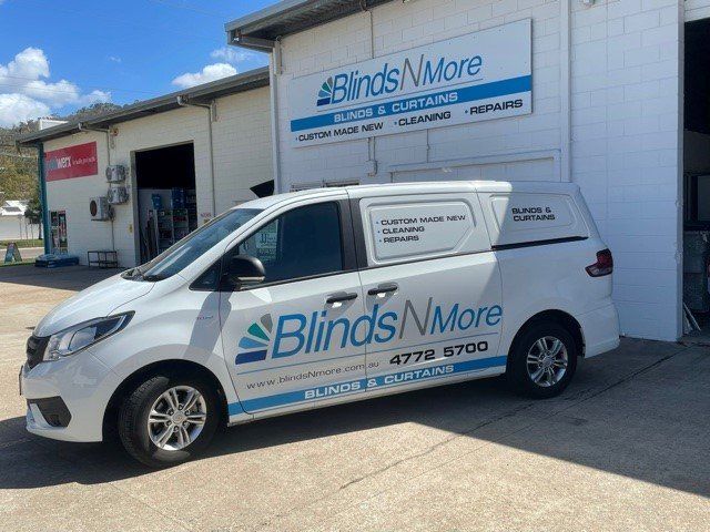 Service Vehicle in front of Shop