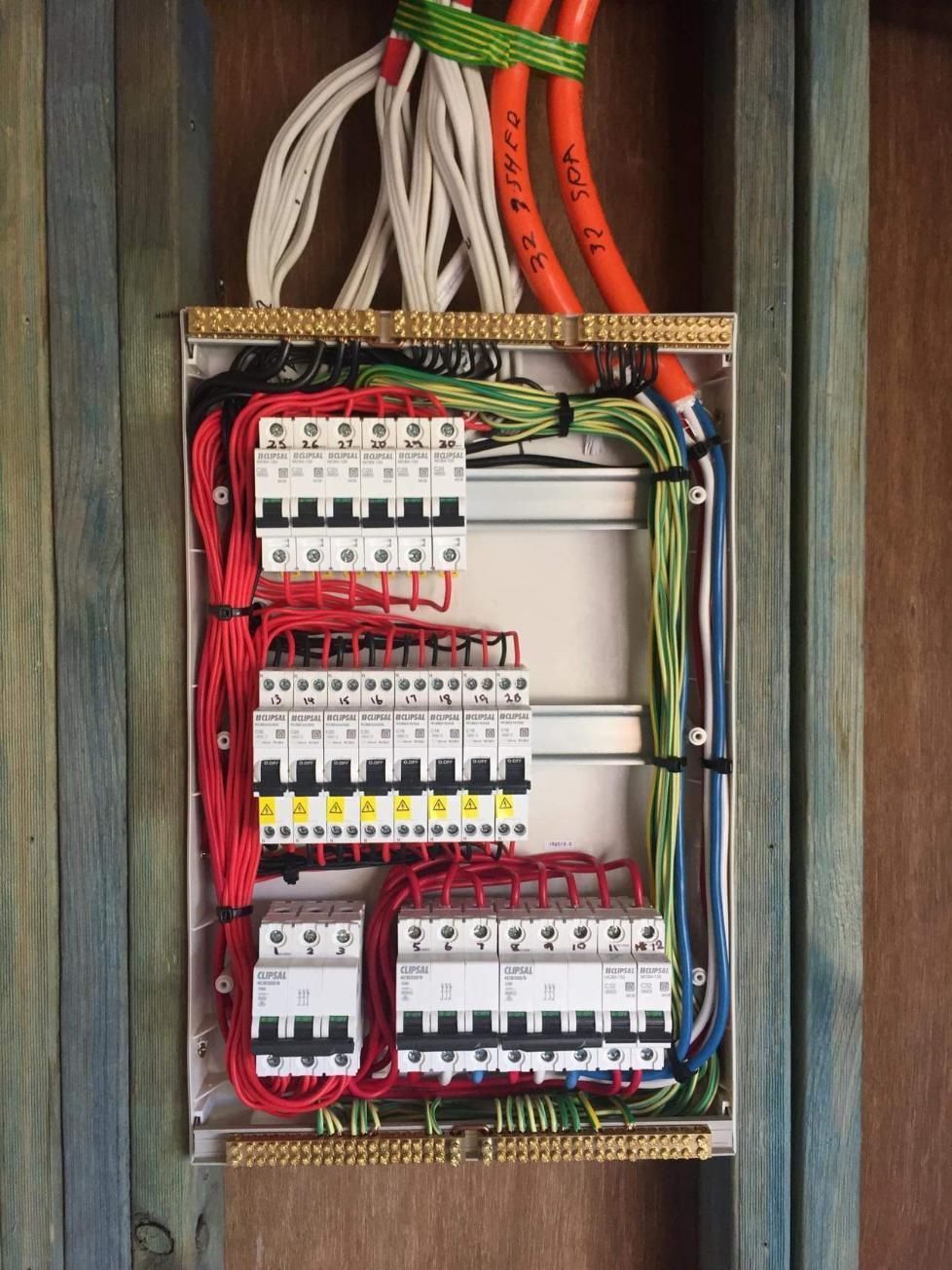 An Electrical Box On A Wall — Entire Power Solutions In Ashtonfield, NSW