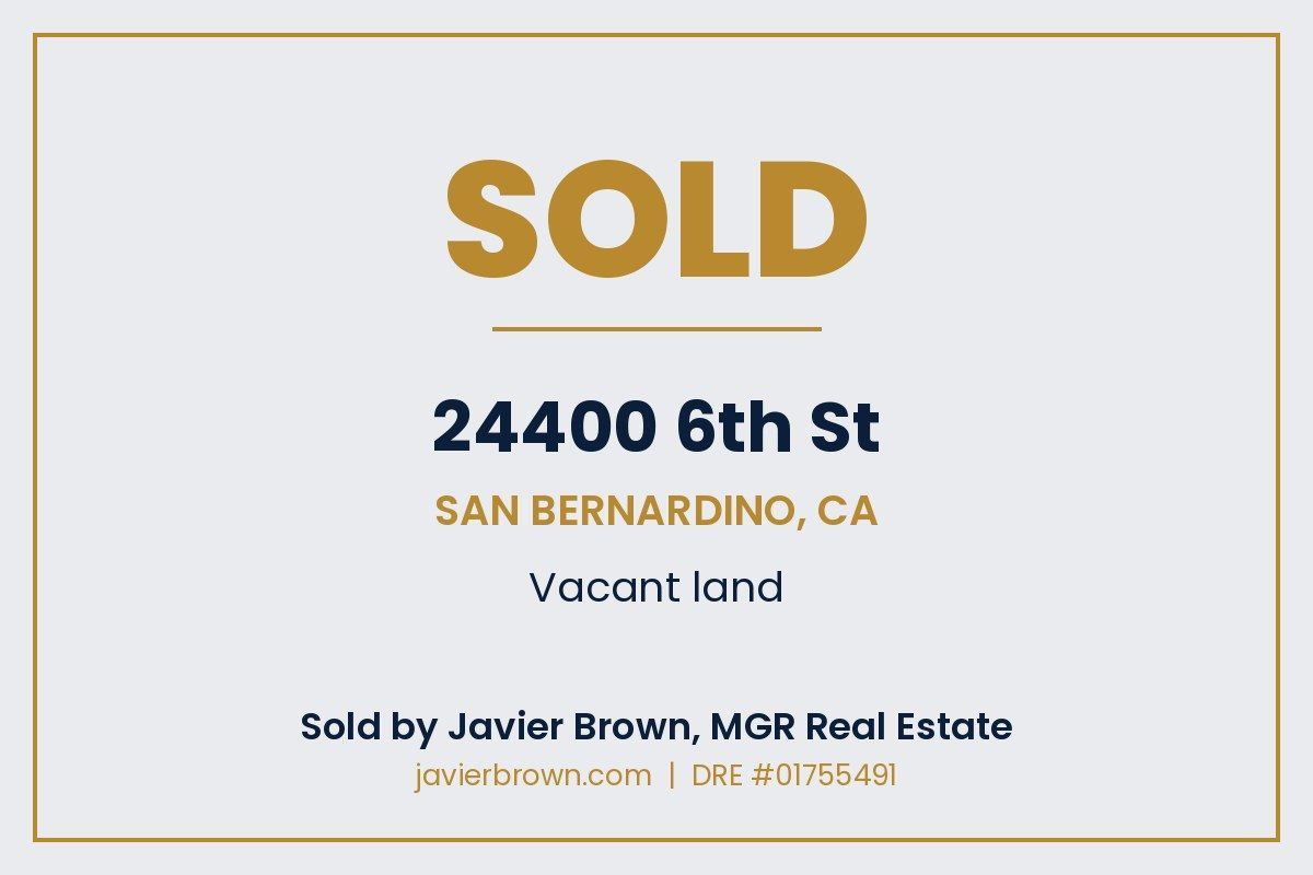 24400 6th St, San Bernardino vacant land