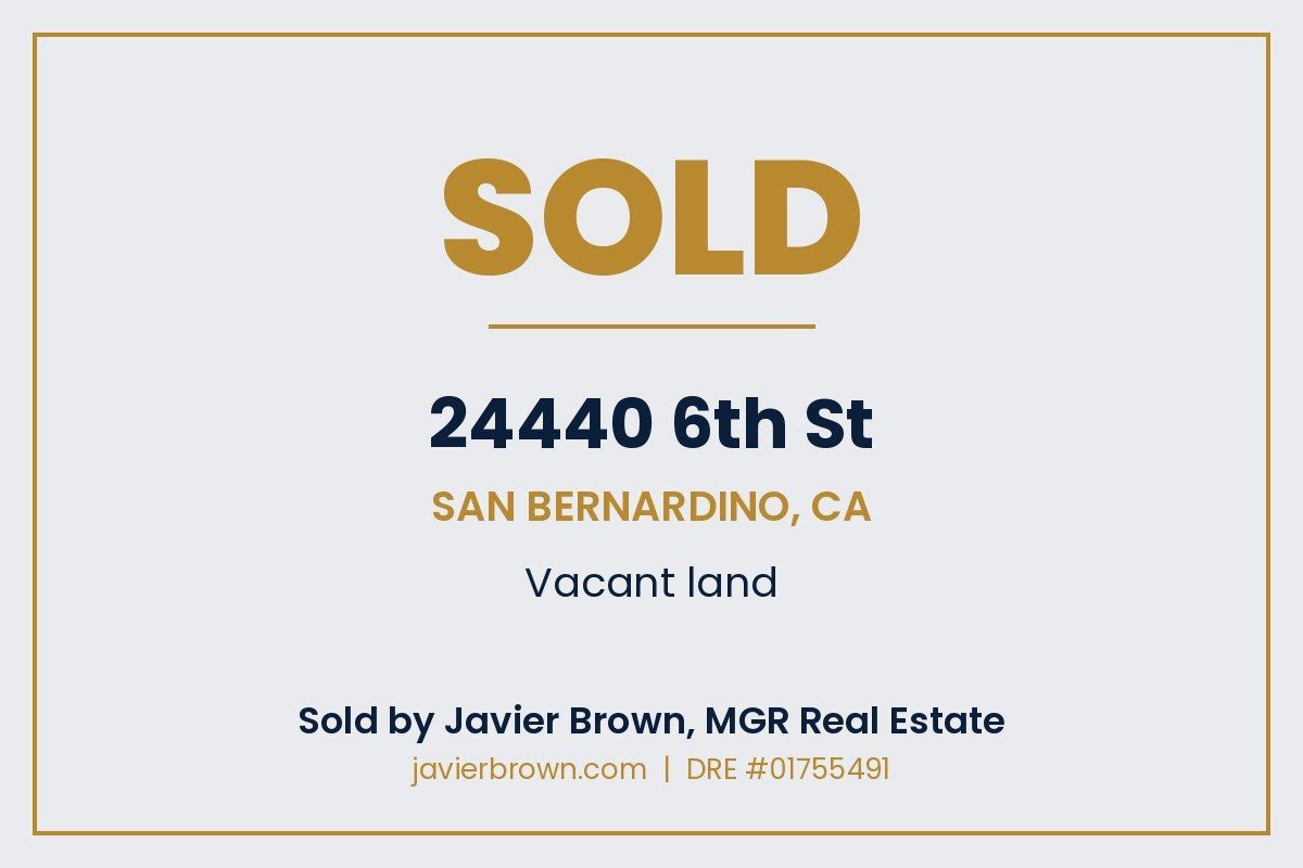 24440 6th St, San Bernardino vacant land