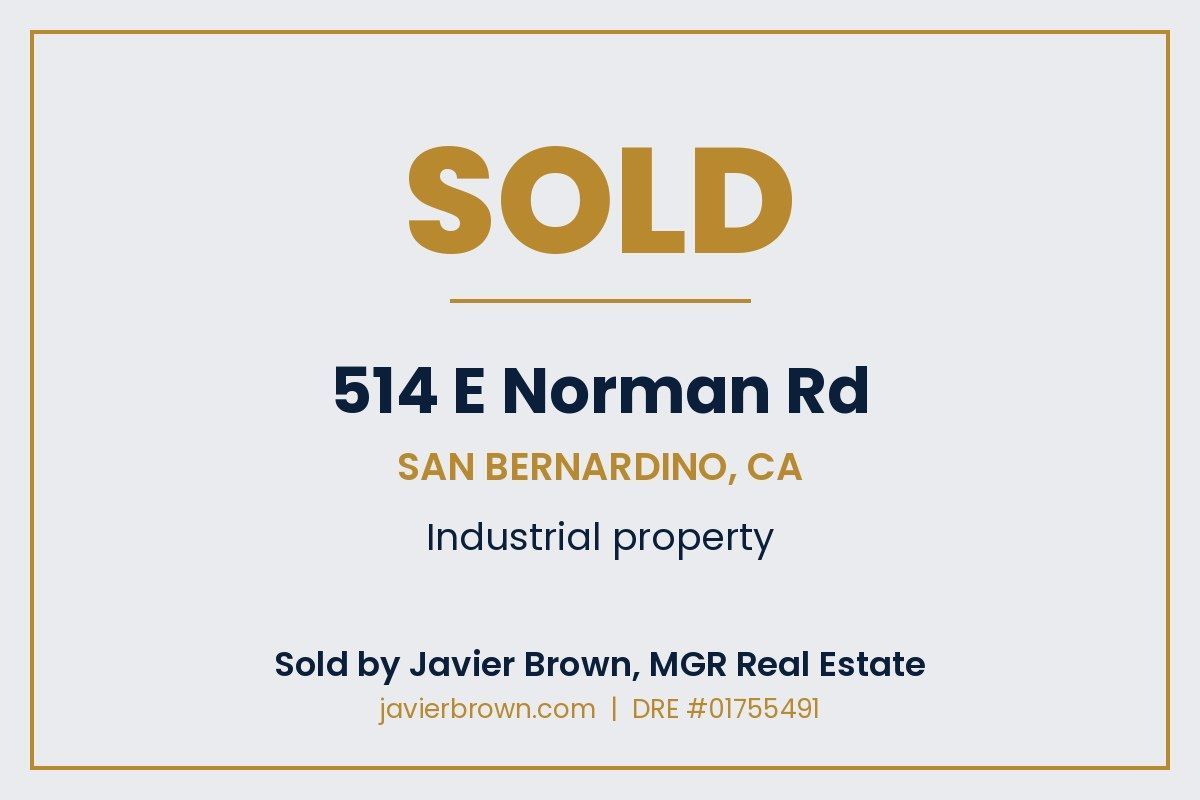 514 E Norman Rd, San Bernardino industrial property