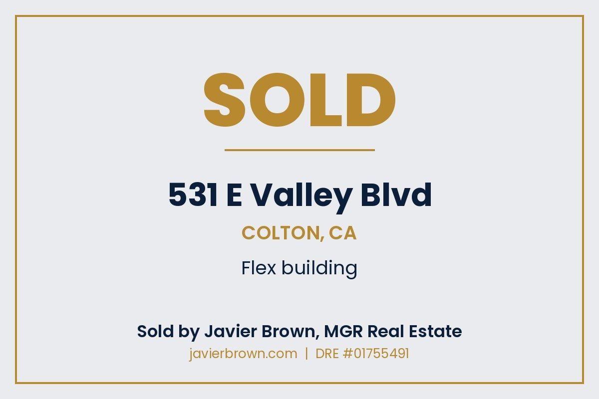 531 E Valley Blvd, Colton flex building