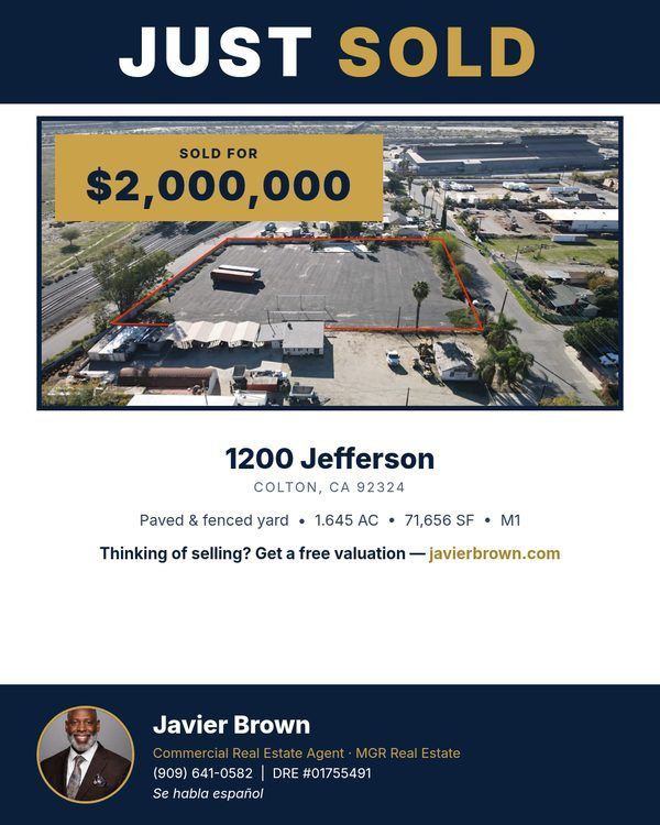 1200 Jefferson Ln, Colton industrial yard