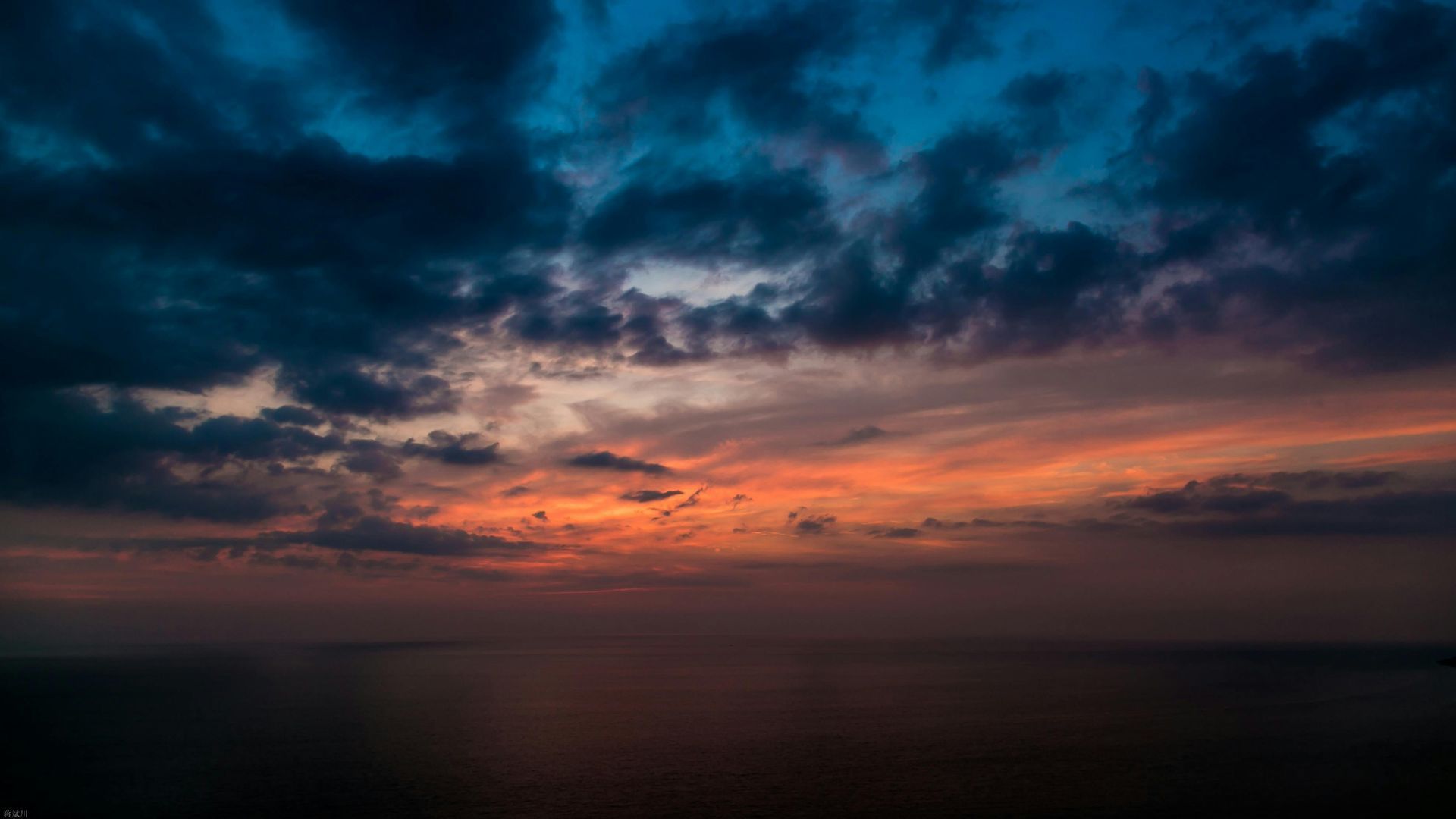 A sunset with a lot of clouds in the sky