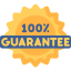 Yellow badge with