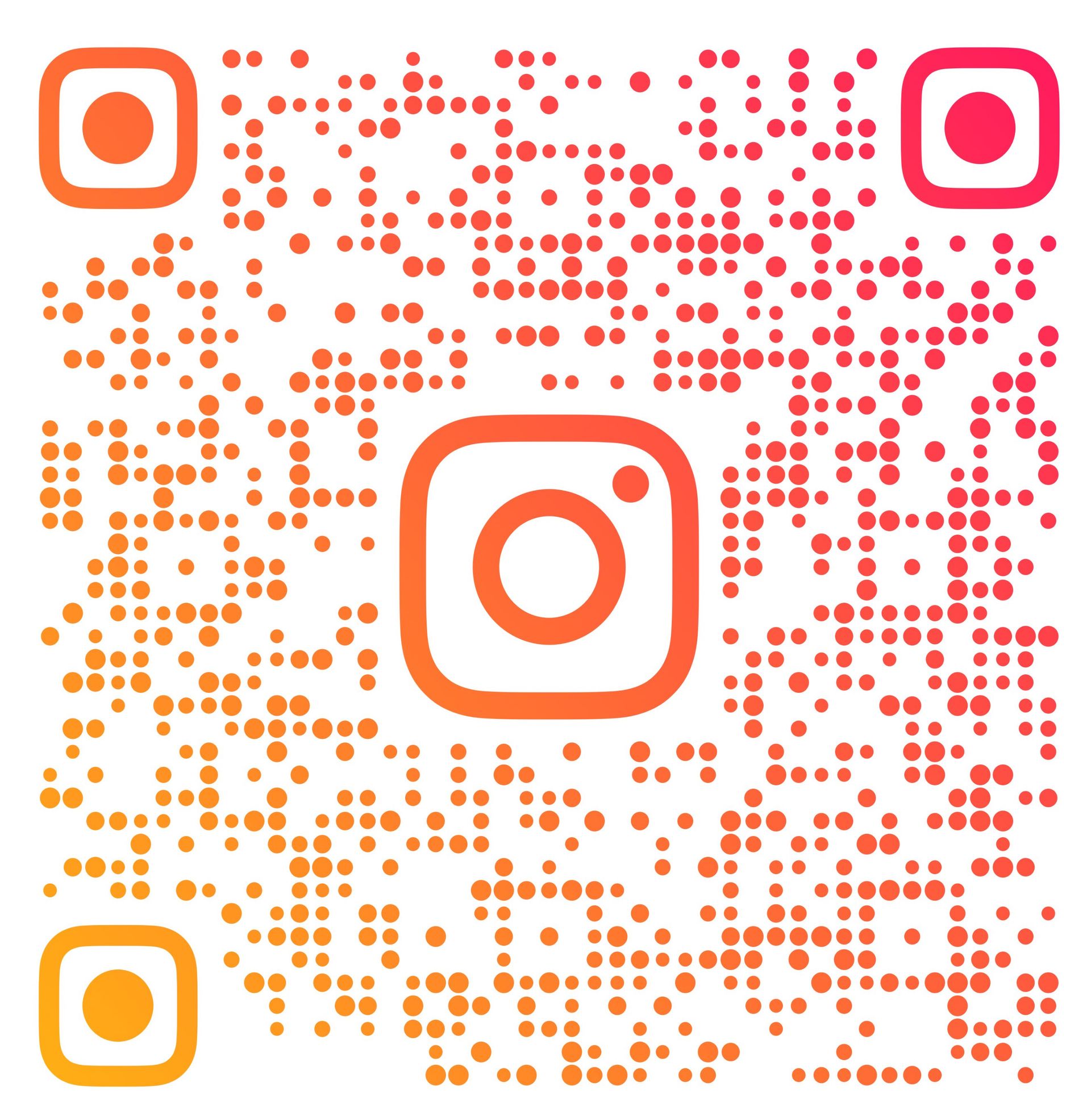 A qr code with the instagram logo on it