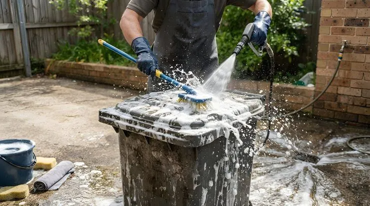 Trash Can Cleaning in Aurora

