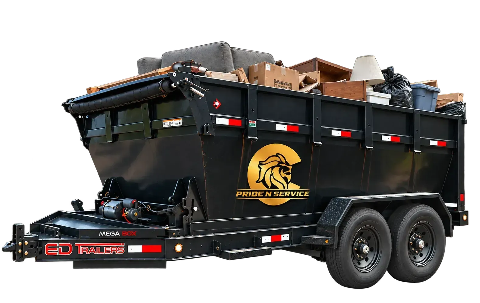 Pride N Service Junk Removal – One Half Load Trailer