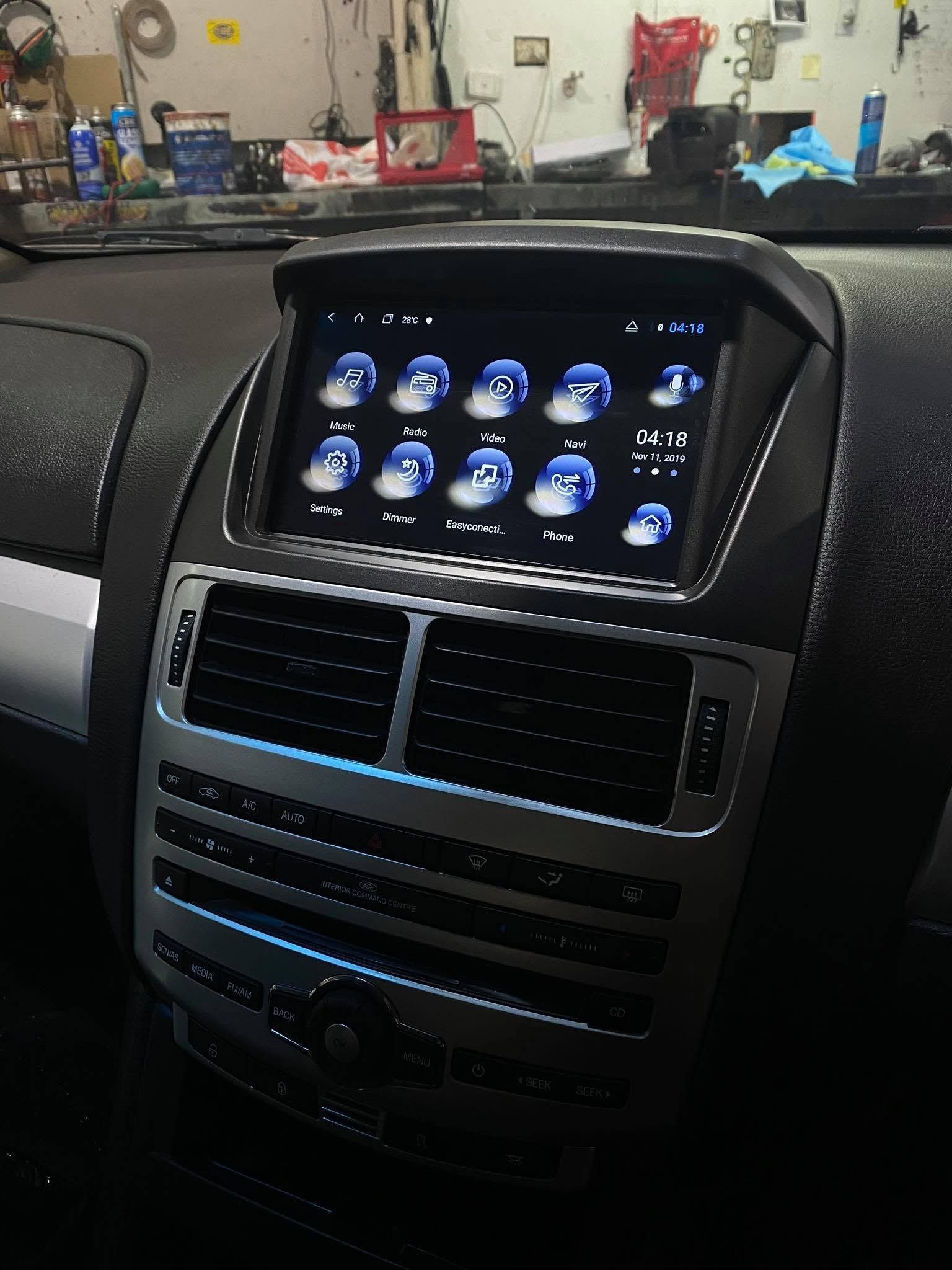 Vehicle Dashboard Showing Settings in Albury