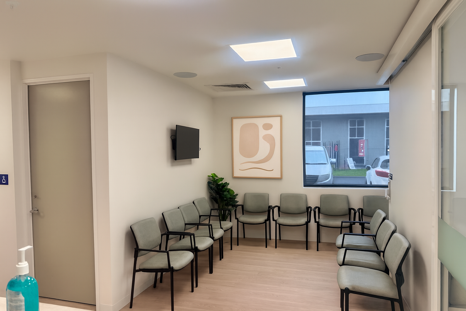 Medical waiting room rental