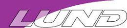 The word lund is on a purple and white background