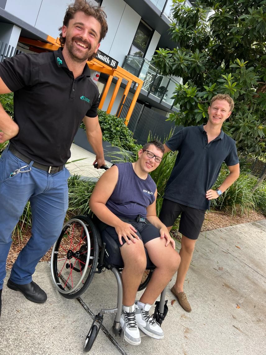 A person getting a wheelchair prescribed in Adelaide
